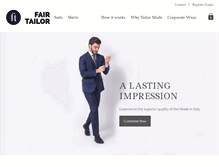 Tablet Screenshot of fairtailor.biz